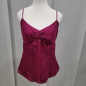 Express Fuchsia Satin Cami
